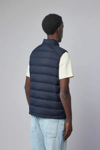 Moncler Barthe Down Vest In Blue