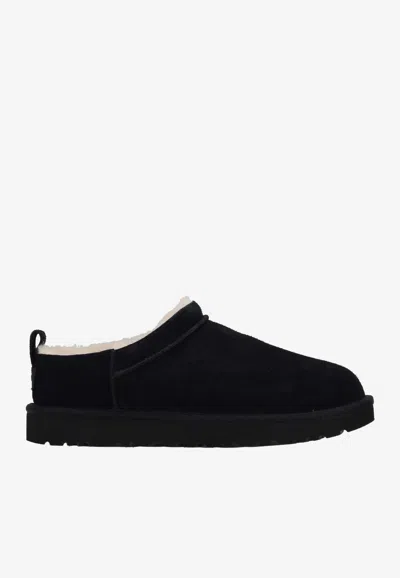Ugg Classic Micro Slip On Plush Interior In Black