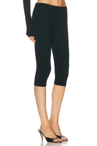 Éterne Foldover Capri Legging In Multi