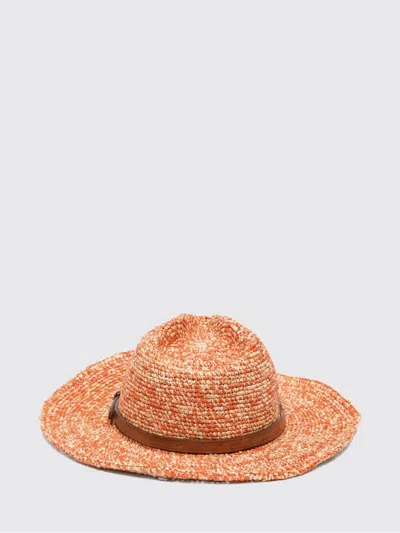 Ibeliv Crocheted Raffia Ento Hat In Red