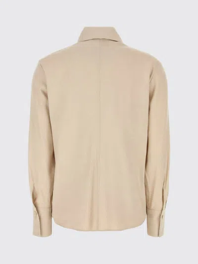 Max Mara Beige Regular Solid Shirt In Nude
