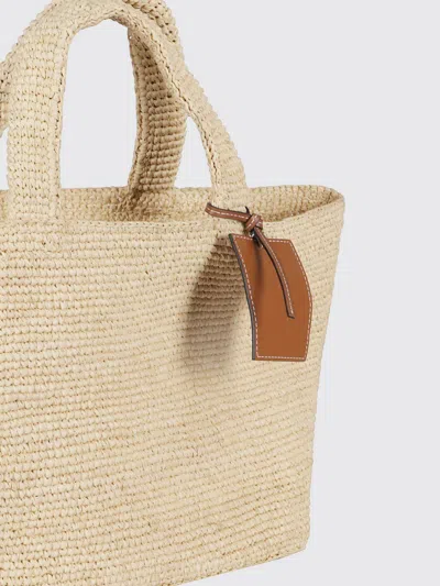 Manebi Tag Shoulder Bag In Brown