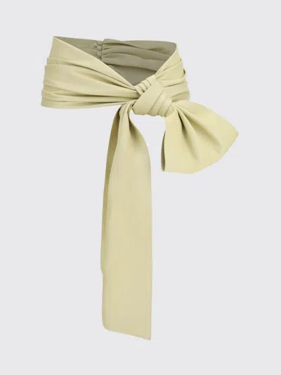 Chloé Bow Belt In Yellow