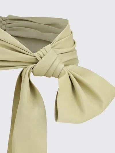 Chloé Bow Belt In Yellow