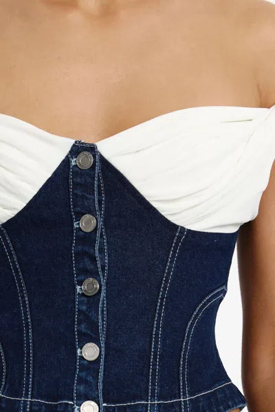 Significant Other Bodicia Top In Blue