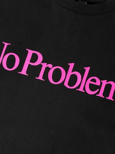 No Problemo Logo-print T-shirt In Black