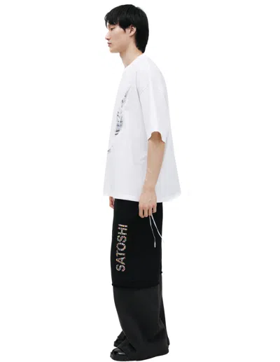 Mastermind Japan White T-shirt With Threads In White