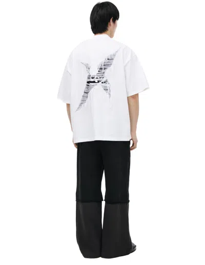 Mastermind Japan White T-shirt With Threads In White