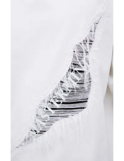 Mastermind Japan White T-shirt With Threads In White
