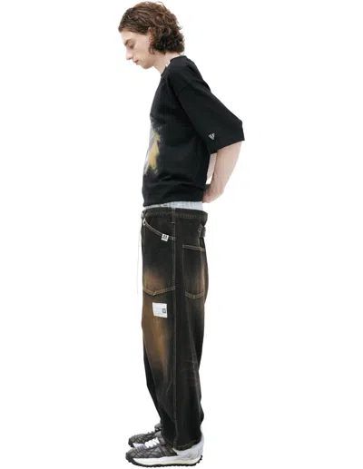 Miharayasuhiro Jeans With Patch Pockets In Multi