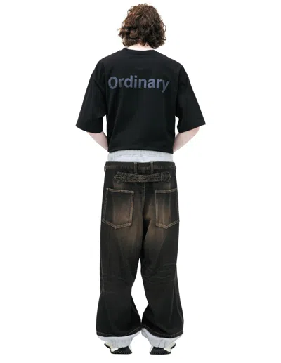 Miharayasuhiro Jeans With Patch Pockets In Multi