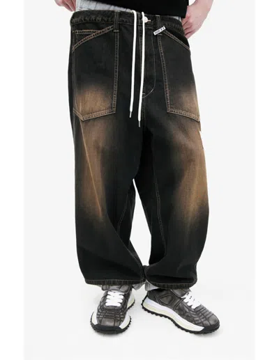 Miharayasuhiro Jeans With Patch Pockets In Multi