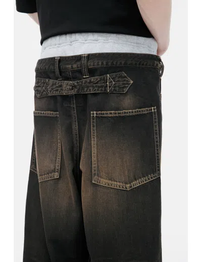 Miharayasuhiro Jeans With Patch Pockets In Multi