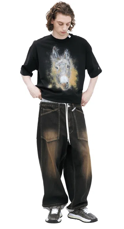Miharayasuhiro Jeans With Patch Pockets In Multi