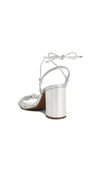 Schutz Adele Block 샌들 In Silver