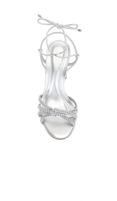 Schutz Adele Block 샌들 In Silver