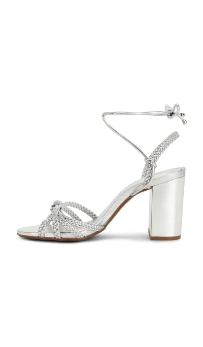 Schutz Adele Block 샌들 In Silver