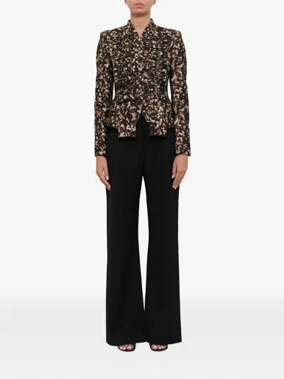 Givenchy Ruffled Blazer In Black