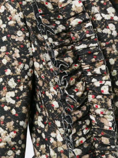 Givenchy Ruffled Blazer In Black