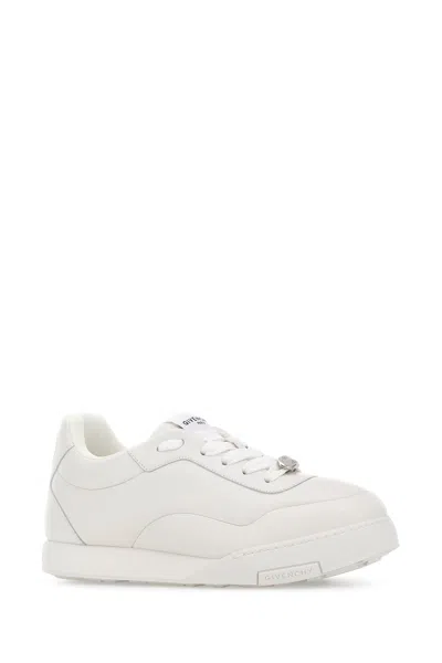 Givenchy Yard Leather Sneakers In White