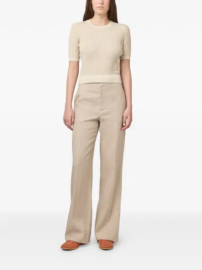 Tod's Elasticated Tailored Trousers In Multi