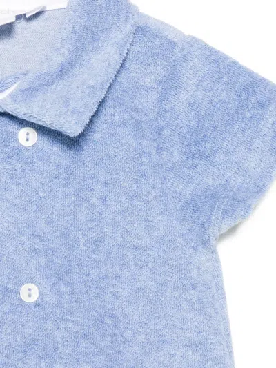 Patachou Buttoned Romper In Blue