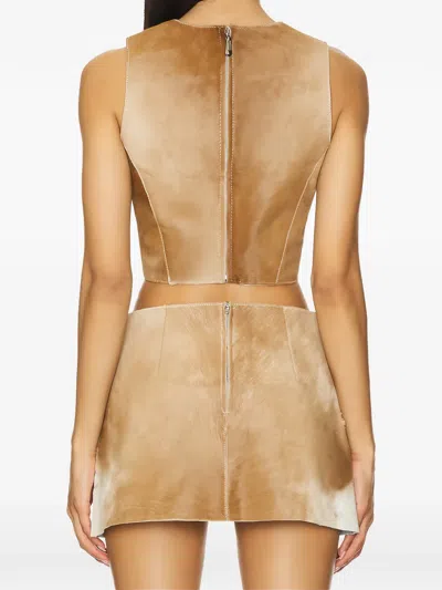 Zut X Revolve Sammy Cowhide Top In Neutral
