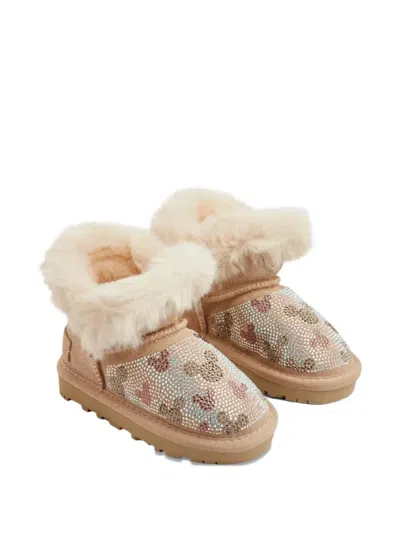 Moa Master Of Arts Mickey Microstud Boots In Brown