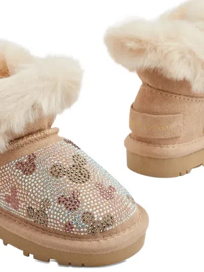 Moa Master Of Arts Mickey Microstud Boots In Brown
