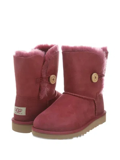 Ugg Bailey Button Boots In Red
