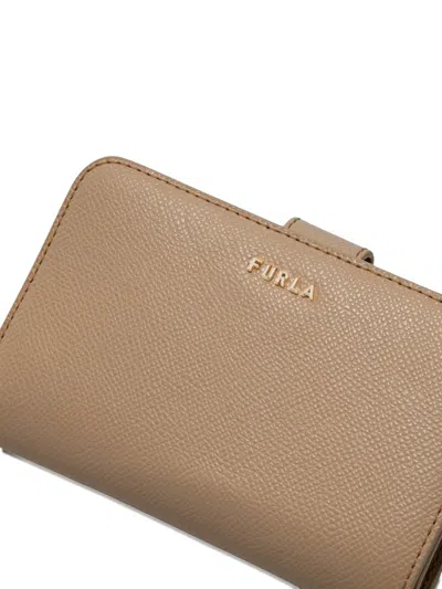 Furla Medium Classic Compact Wallet In Brown