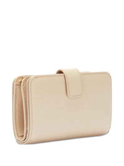 Furla Medium Classic Compact Leather Wallet In Neutral