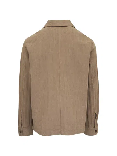 BUTTON-DOWN PATCH-POCKET JACKET