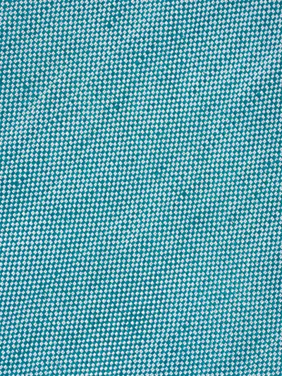 Zegna Check-pattern Tie In Blue