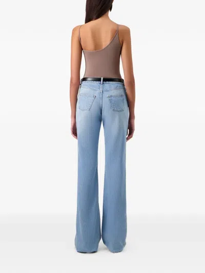 Coperni Suspended-panel Jeans In Blue