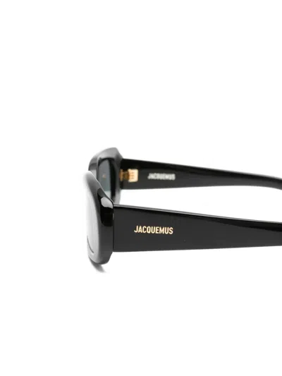 Jacquemus Jac Square-frame Sunglasses In Black