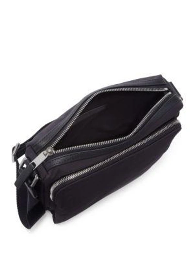 Shop Burberry Nylon Crossbody Bag In Black