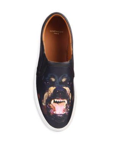 Shop Givenchy Rottweiler Slip-on Skate Sneakers In Black