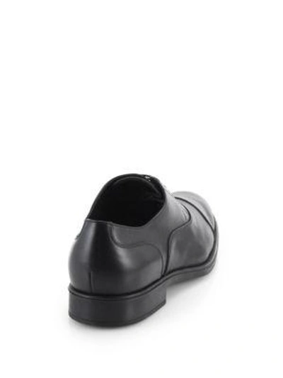 Shop Tod's Cap Toe Lace-up Oxfords In Black