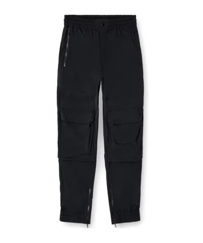 Diesel Zip-pocket Cargo Pants In Black