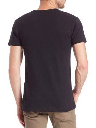 Shop John Elliott Classic Crewneck Tee In Black