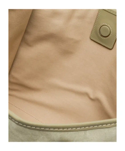Gianni Chiarini Drawstring Shoulder Bag In Green