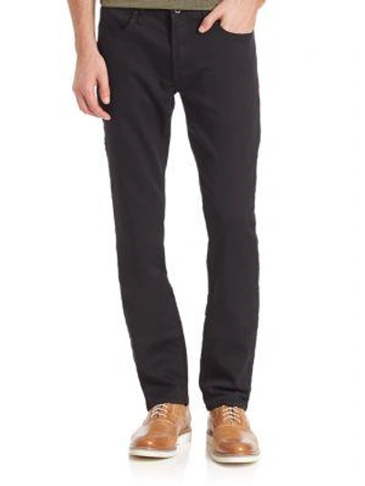 Shop John Varvatos Men's Bowery-fit Straight-leg Jeans In Black