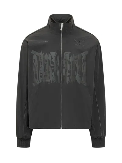 44 Label Group Essentials Zip Neck Jacket In Black