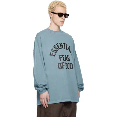 Essentials Fear Of God T Shirts And Polos In Blue