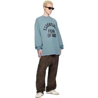 Essentials Fear Of God T Shirts And Polos In Blue