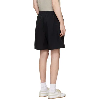 Essentials Black Active Trace Classic Split Shorts In Black
