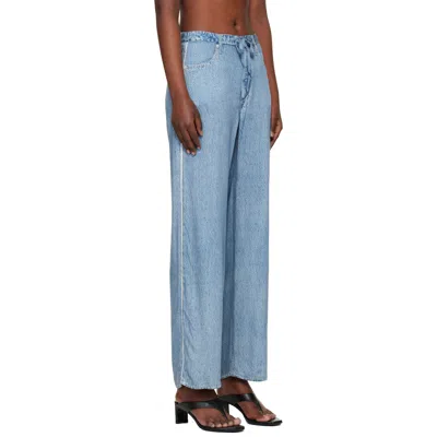 Rag & Bone Ultra Featherweight Phoebe Drawstring Jeans In In Tildn In Blue