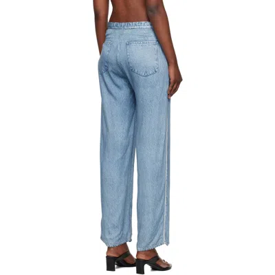 Rag & Bone Ultra Featherweight Phoebe Drawstring Jeans In In Tildn In Blue
