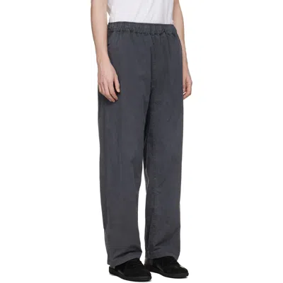 Skims Gray Woven Pull-on Trousers In Gray